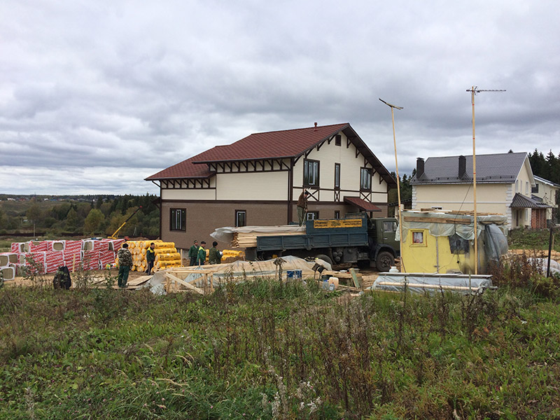 Строительство домов в КП «Истрагорье»