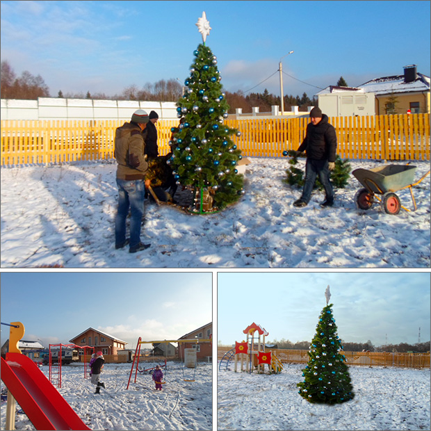 Новогодняя ёлка в КП «Усадьба Соколово»