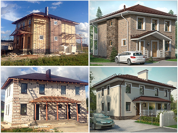 Строительство домов в поселке «Усадьба Соколово»